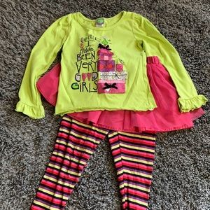 Dollie & Me Holiday Skirt Set 7